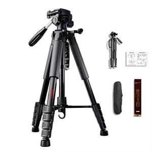 Camera and phone Tripod with Travel Bag and Mobile Holder