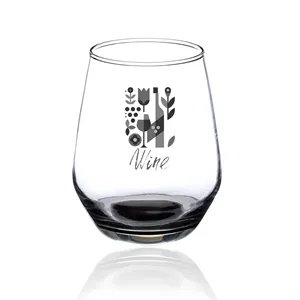 12 oz. Silicia Stemless Wine Glasses