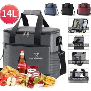 Custom Logo Hot-Selling Insulated Cooler Bag - 14L Capacity