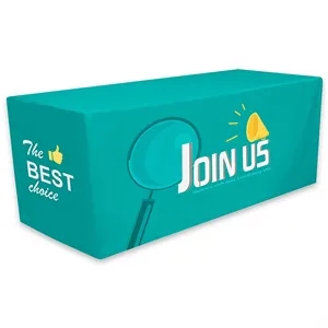 6' Premium Fitted Standard Table Cover(Full Color Dye Sublim