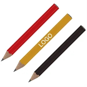 Hex Shape Wooden Golf Pencil