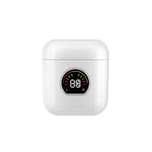 Wireless Bluetooth Earbud with LED Display and Charging Case