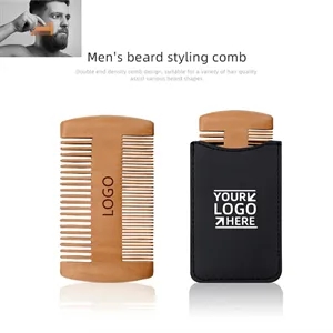 Pearwood Double Sided Beard Combs