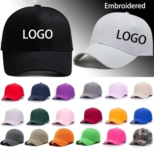 Custom Logo Custom Baseball Cap - Personalized Dad Hat for Men & Women
