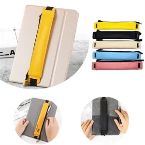 PU Leather Pen Pouch with Adjustable Elastic Band