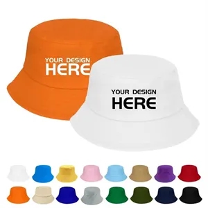 Unisex Summer Cotton Bucket Hat