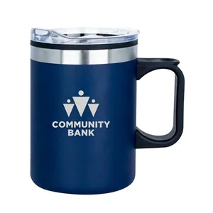 14 oz. Pisa Double Wall Insulated Mug - Laser Engrave