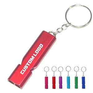 Custom Emergency Survival Whistle Keychain