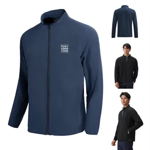 Custom Logo Men's Waterproof Windproof Sports Outerwear Jacket