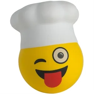Custom Logo Chef Emoji Hat Stress Reliever