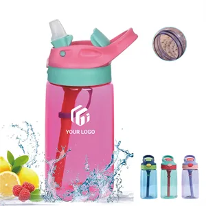 Custom Logo Portable Leakproof Reusable Children cup Drinking Bottle