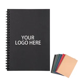 Custom Logo A5 Custom Spiral Notebook Journals Study Office Supplies