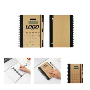 Spiral Notebook With Calculator