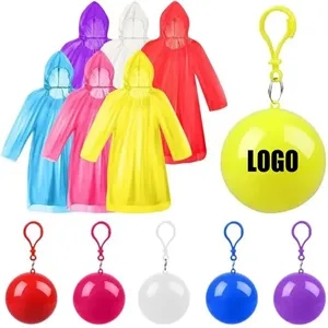 Disposable Emergency Raincoat Colorful Rain Poncho