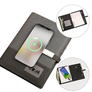 A5 Multifunctional Rechargeable Book with USB Flash Drive