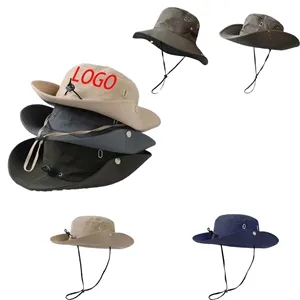 UV Protection Wide Brim Bucket Hat