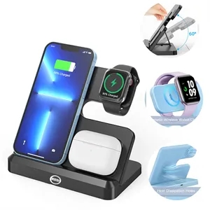 Portable Folding Three-in-one Wireless Charger