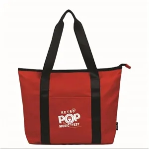 Sustainable RPET Tote With Zipper