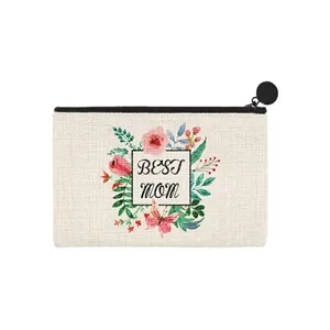 Linen Zippered Bag