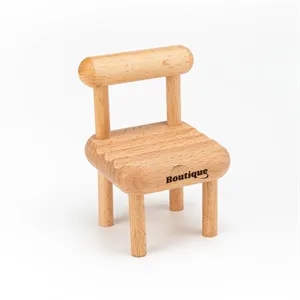 Wooden Mini Chair Desk Accessories Holder