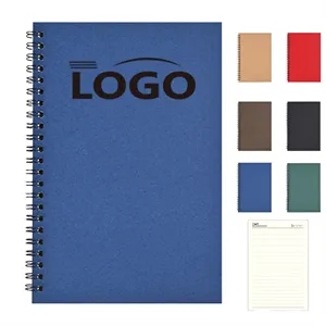 Eco-Friendly Spiral Notebook with Soft Cover