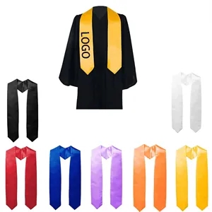 Custom Portable Stain Honor Graduation Stole Ribbon Sash