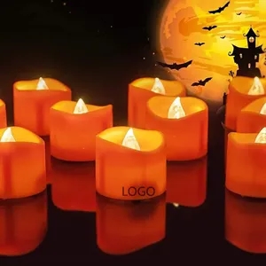 Halloween Orange Flameless Led Tealights