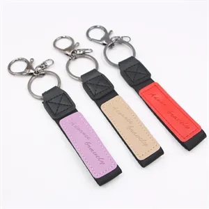 Custom PU Leather Keychain