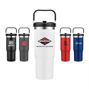 30 Oz. Travel Mug with Handle