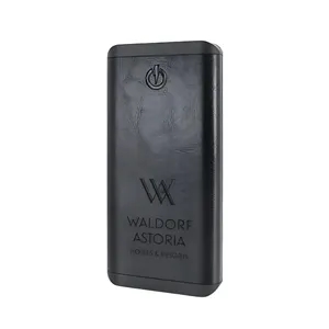 Custom Logo Leather Power Bank (10000 mAh)