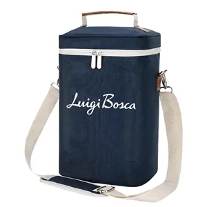 4-Bottle Insulated Wine Tote Carrier