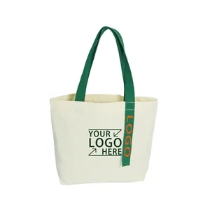 Custom Logo Customizable Canvas Bag with Logo Strap