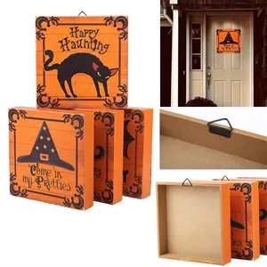 Halloween Porch Decorations Door Sign