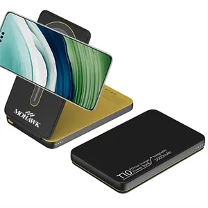 Custom Logo 5000mAh Power Bank Foldable Magnetic Wireless Charger