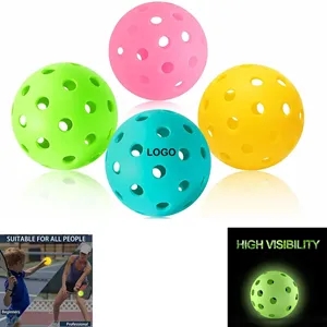 Luminous Pickleball Pickle Ball with 40 Holes