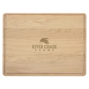 11.5" x 8.75" Maple Cutting Board with Juice Groove