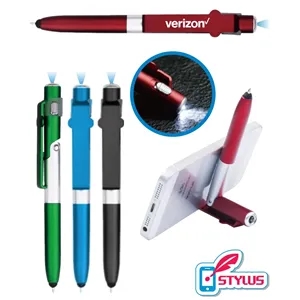 4-in1 Phone Stand LED Flashlight