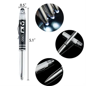 Stylus Metal Pen with LED Light