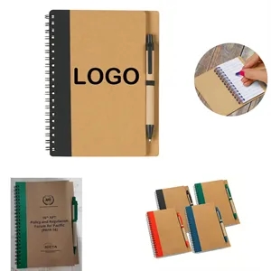 Spiral Notebook with Pen