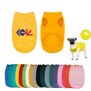 Sleeveless Pet T-Shirt MOQ 50pcs