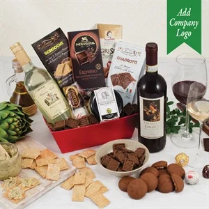 Taste of Tuscany Italian Wine Gift Basket