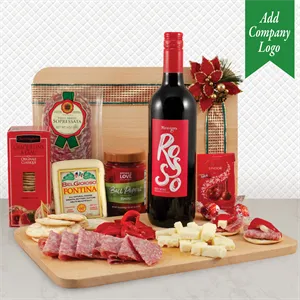 Cutting Edge Holiday Wine & Cheese Board