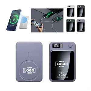 Custom Logo Fast Wireless Magnetic Charger 20000mAh Power Bank