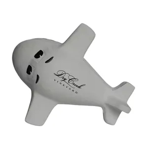 Custom Logo Airplane Shape PU Stress Ball