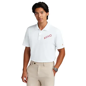 Custom Logo Brooks Brothers® Mesh Pique Performance Polo