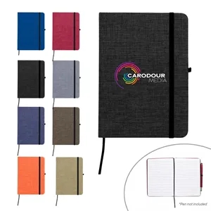 Full Color RPET Heathered Journal with pen loop