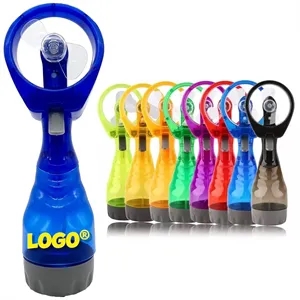 Custom Logo Mini Water Mister Fan Portable Handheld Sprayer Atomizer