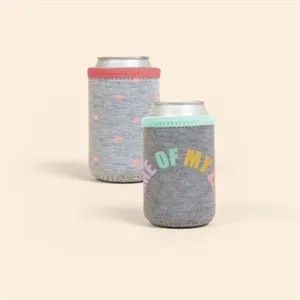 Liam Heathered Jersey Knit Neoprene Can Insulator