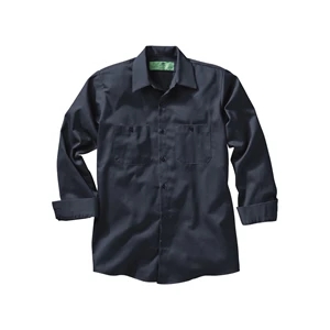 Red Kap Shirts - Men's Long Sleeve Wrinkle-Resistant Cott...