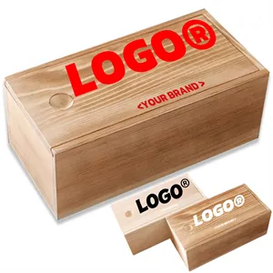 Vintage Keepsake Storage Wooden Gift Box With Slide Lid